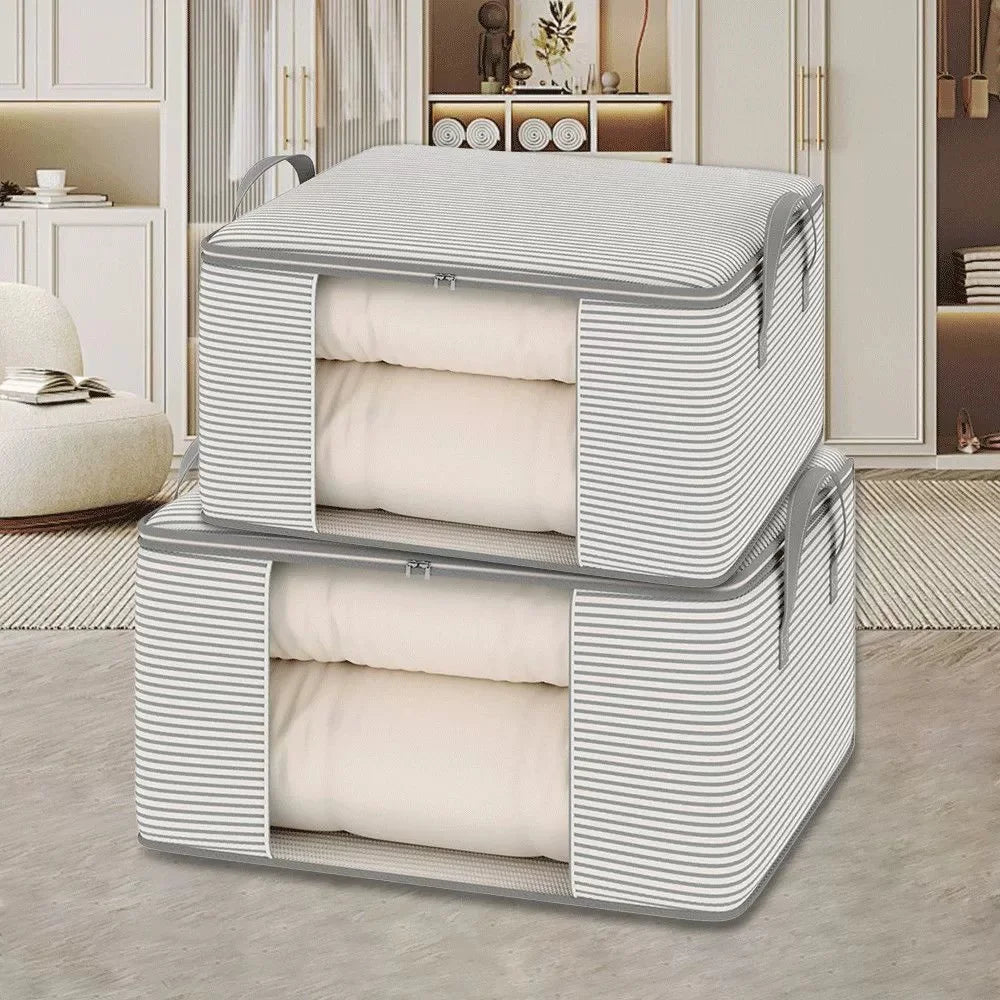 Large Comforter Storage Bag – Foldable Mothproof Organizer