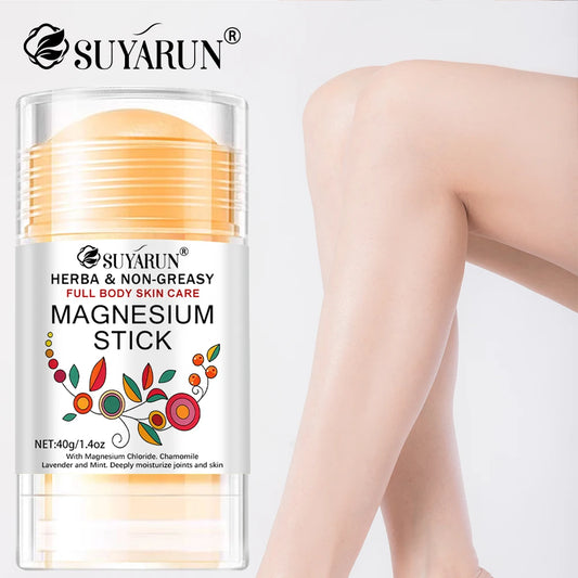 SUYARUN Chamomile & Shea Butter Soothing Balm Stick for Dry Skin, Lavender Calming All-Over Body Care, Skin Repair Moisturizer. Peaceful Pleasures Health and Wellness