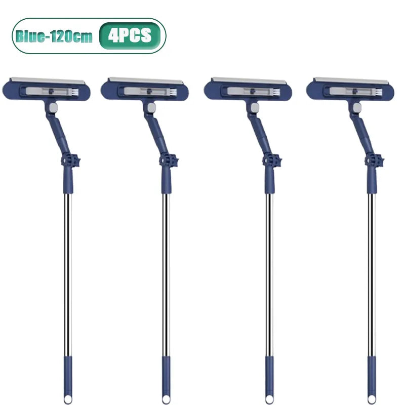 Double-Sided High-Rise Window Cleaner 120cm Squeegee Tool