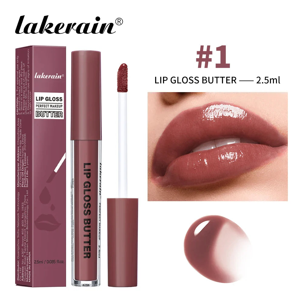 Lakerain Glossy Lip Gloss Butter – Mirror Finish & Moisturising