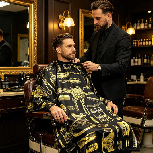 Waterproof Salon Barber Cape | Professional Hair Cutting Apron Salon Barber Cape Peaceful Pleasures Health and Wellness