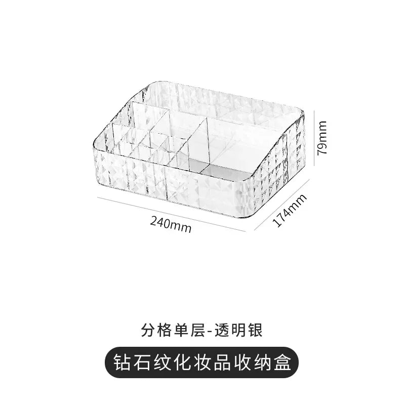 Luxury Transparent Makeup Storage Box with Drawers – Dustproof