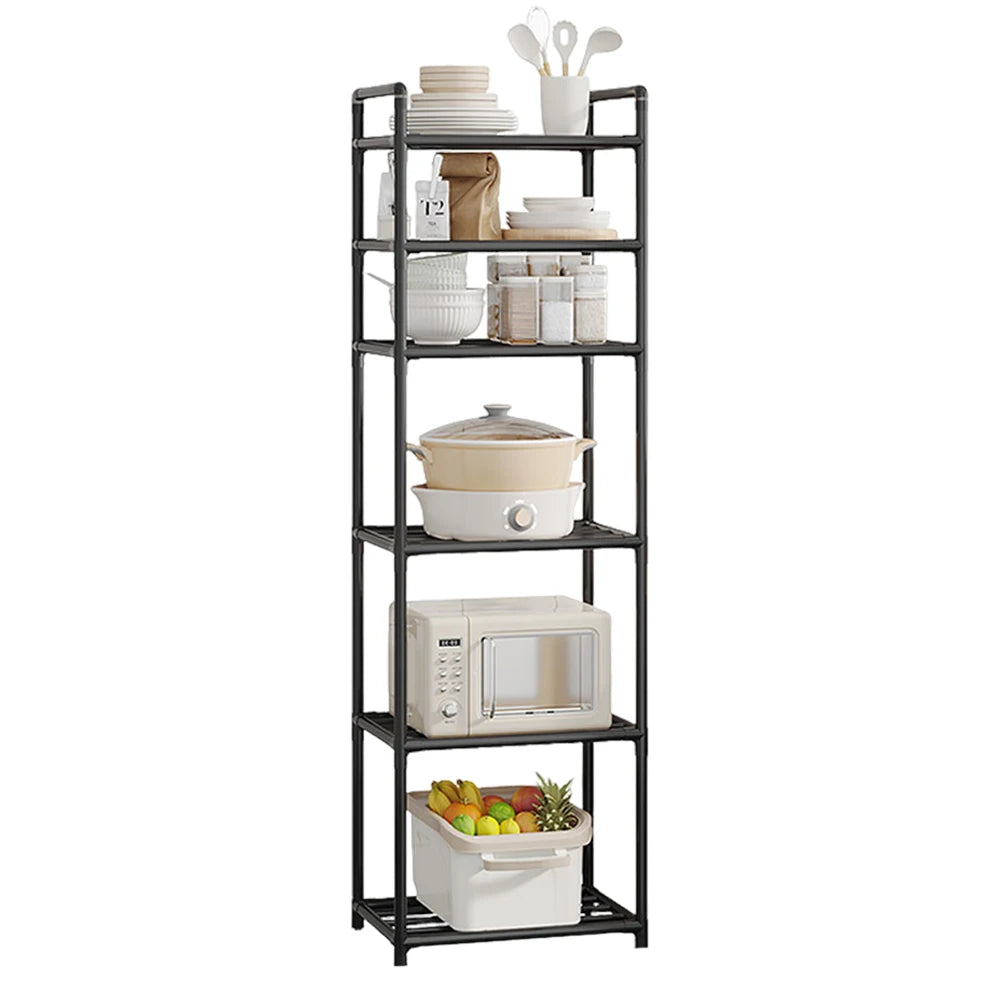 6-Tier Metal Storage Shelf | Kitchen Bathroom Utility Rack