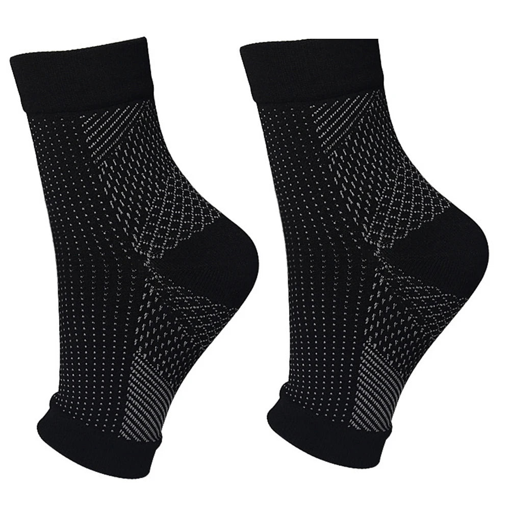 1pair Plantar Fasciitis Compression Socks,Arch Support Foot Pain Relief Ankle Brace Splint,Provide Increase Blood Circulation Peaceful Pleasures Health and Wellness 1Pair-4 L/XL