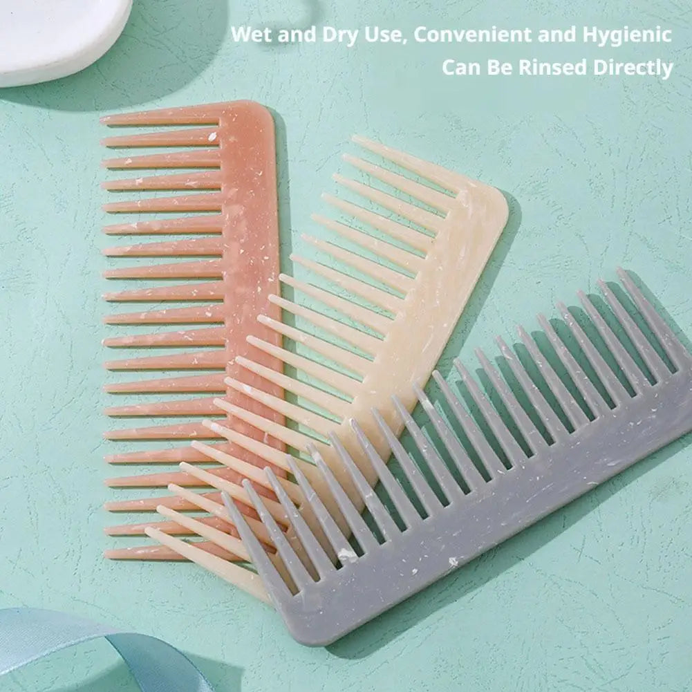 Wide Tooth Detangling Comb | Anti-Static Scalp Massage Comb