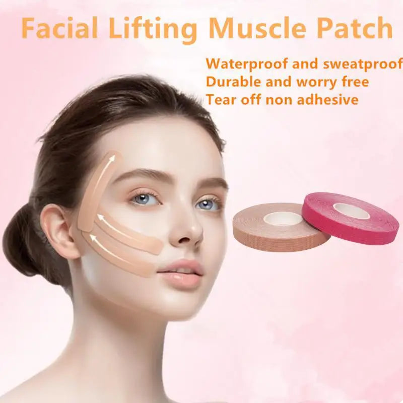 1 Roll Face And Neck Wrinkle Removal Tape Smooth Multipurpose High Elasticity Face Sticker For Forehead Neck Lips Chin Care Tool Peaceful Pleasures Health and Wellness