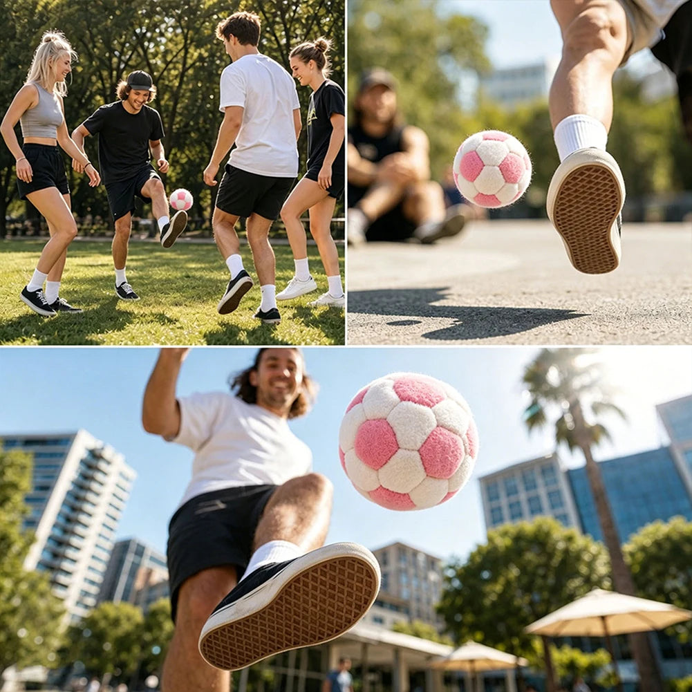 42 Panel XL Soccer Footbag – Hacky Sack Toy for All Ages Footbag Hacky Sack Peaceful Pleasures Health and Wellness