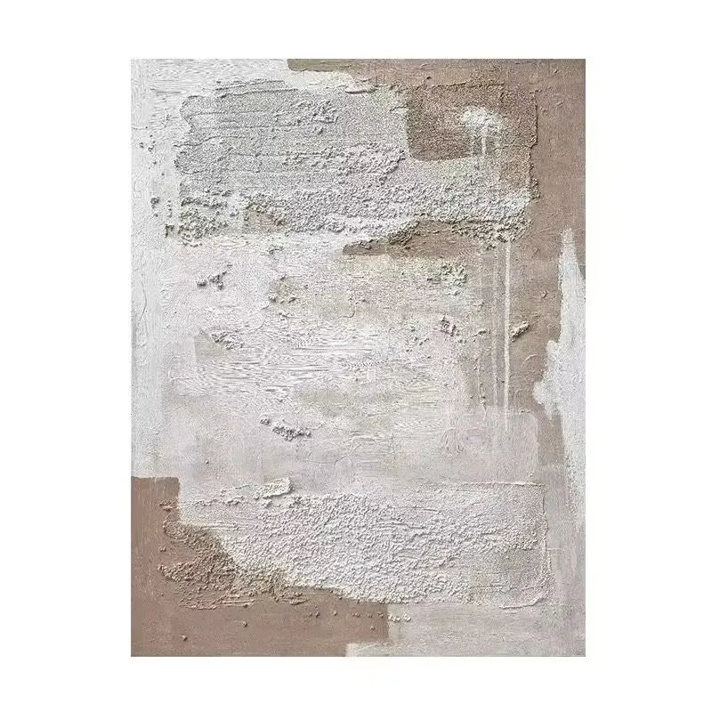Nordic Modern Abstract Pure Hand Drawn Oil Painting, 3D Texture Hanging Painting, Simplicity, Living Room, Bedroom, Dining Room Peaceful Pleasures Health and Wellness
