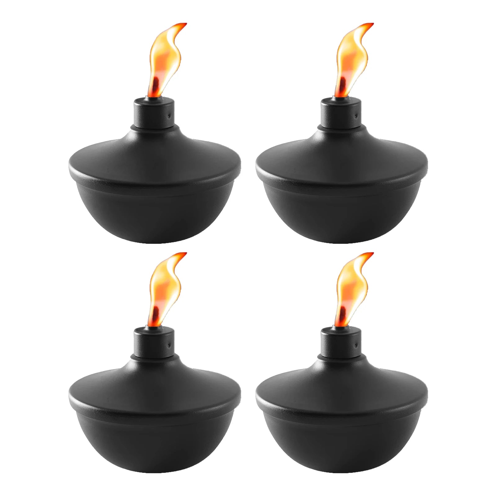 Metal Refillable Torches Lamp Outdoor Refillable Flame Light Replace Lamp for Outdoor Patio Garden Camping Peaceful Pleasures Health and Wellness
