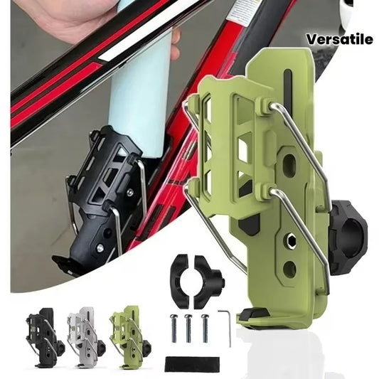 Universal Motorcycle Cup Holder – No-Drill 360° Handlebar Mount