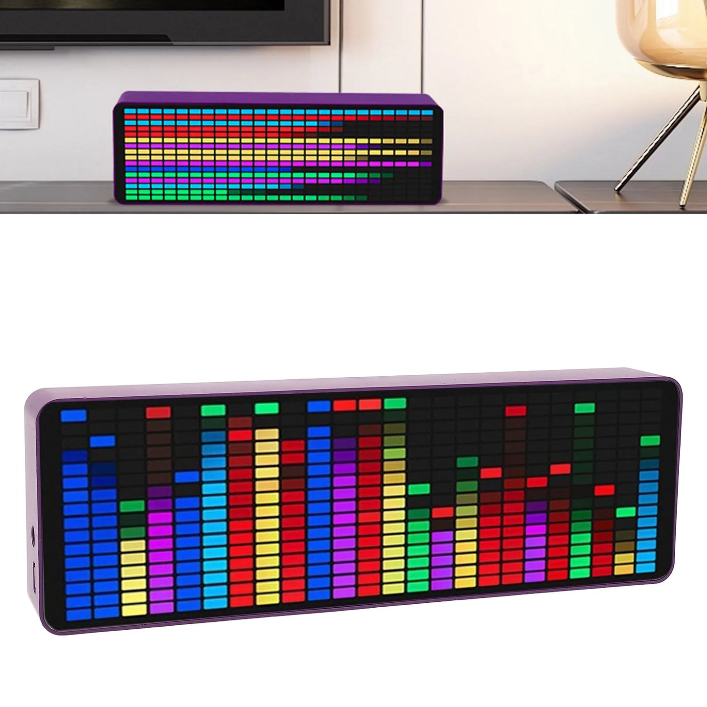 Music Rhythm Analyzer Spectrum Pickup 7 Levels Brightness Setting 5V