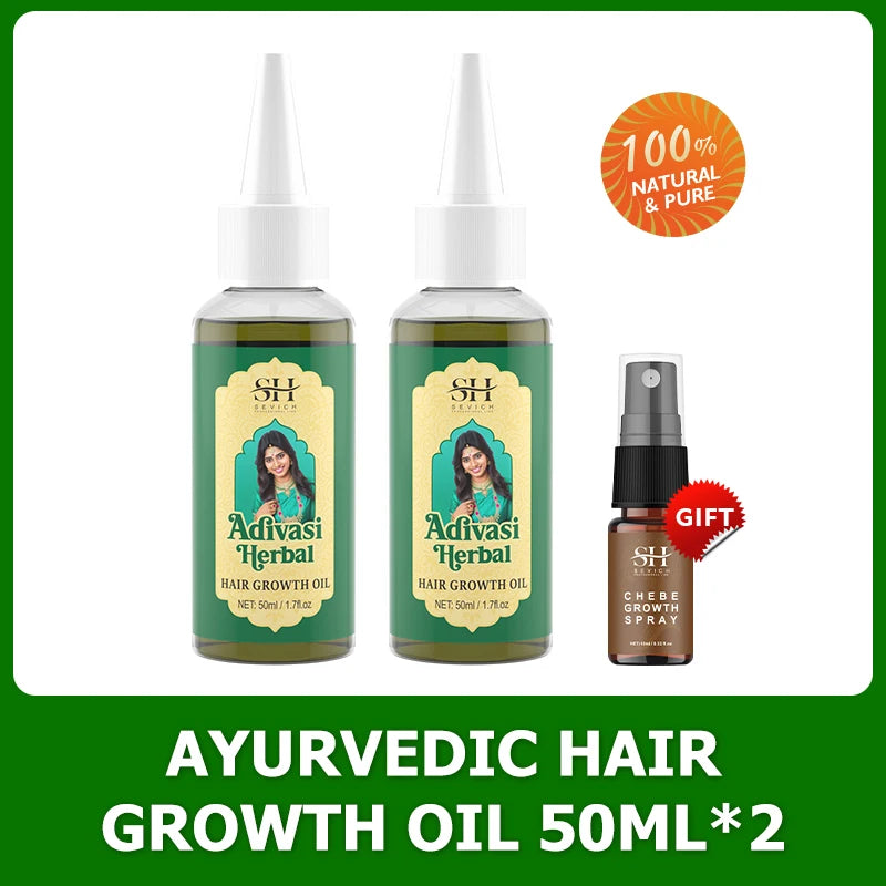 Ayurvedic Hair Growth Oil – Coconut-Based Scalp & Hair Serum (50ml)
