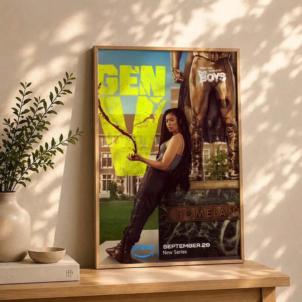 TV G-Gen VS Poster HD Self Adhesive Waterproof Wall Art Ideal for Home Office Dorm Bedroom Great Gift Peaceful Pleasures Health and Wellness