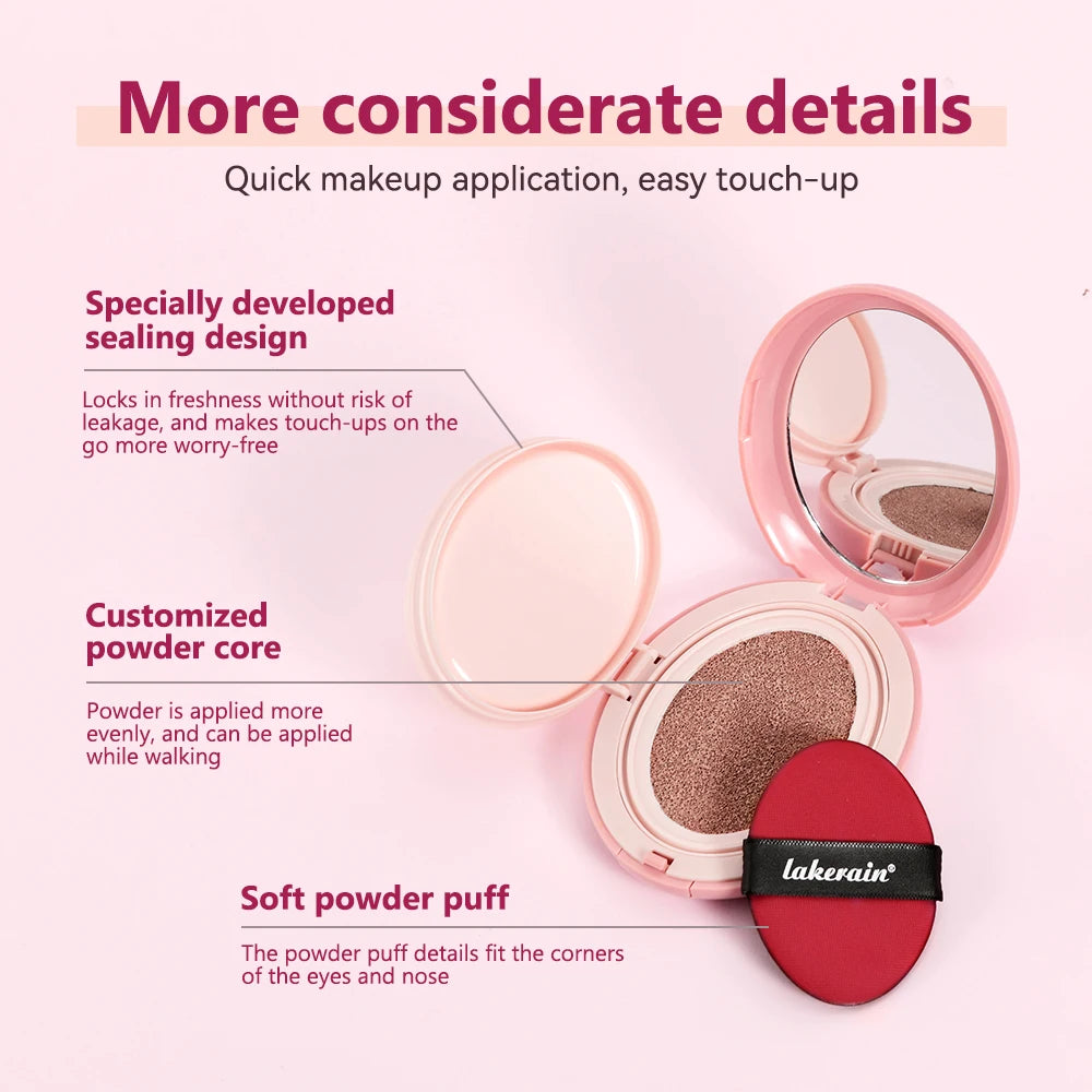 Korean Makeup Clear Soft Cushion Foundation Fit Full Coverage Waterproof Long-lasting Concealer Long-lasting Makeup Peaceful Pleasures Health and Wellness