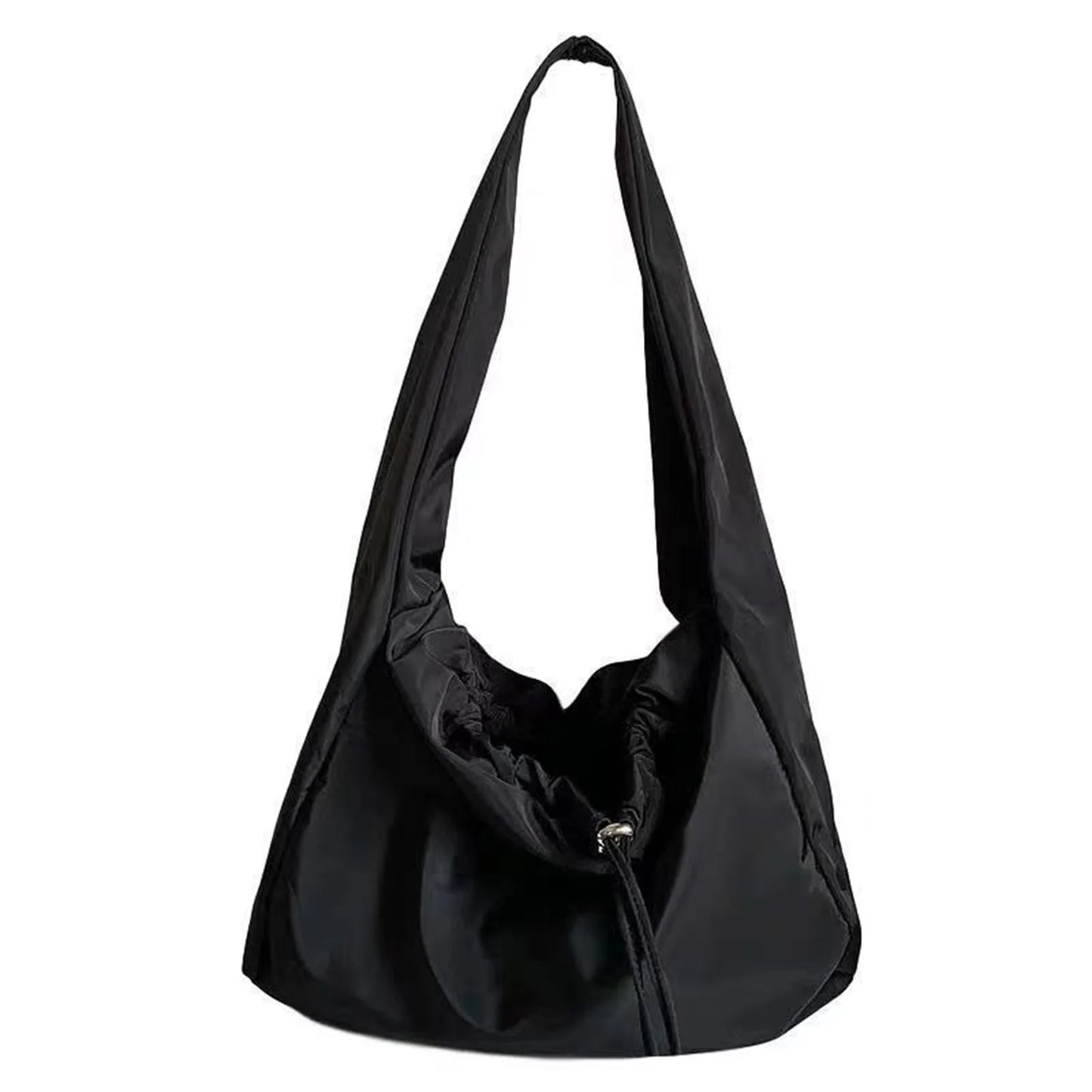 Tote Bag Women Satchel Bag Simple Large Capacity Oxford Cloth Shoulder Bag for Student Travel Party Work Peaceful Pleasures Health and Wellness black