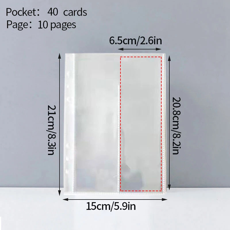 A5 Kpop Photocard Holder Binder | Heart Photo Album Book