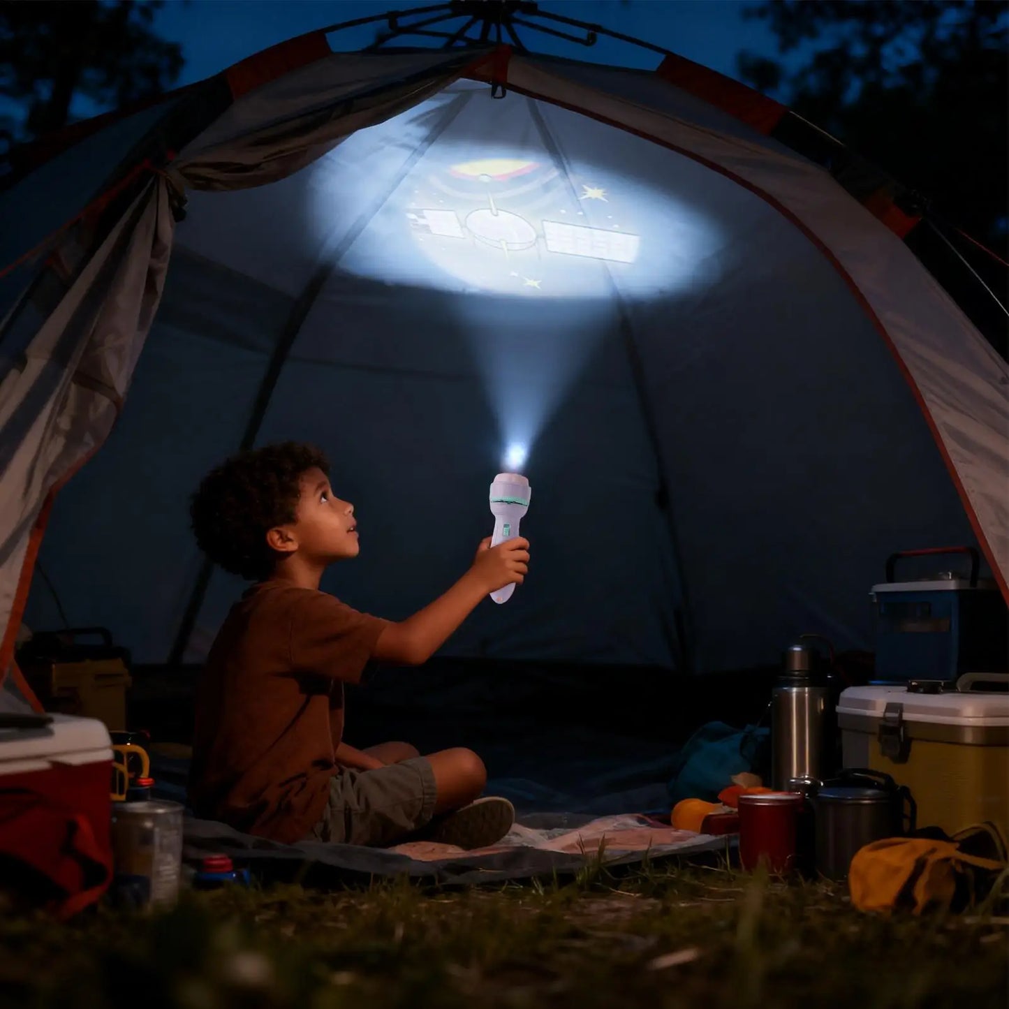 Kids Cartoon Projector Flashlight Toy | 40 Designs Ages 3–12