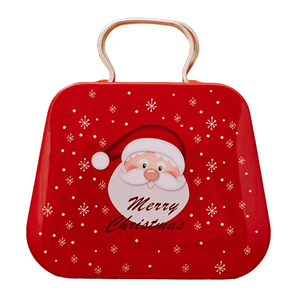 Christmas Tin Candy Box – Festive Metal Treat & Gift Storage