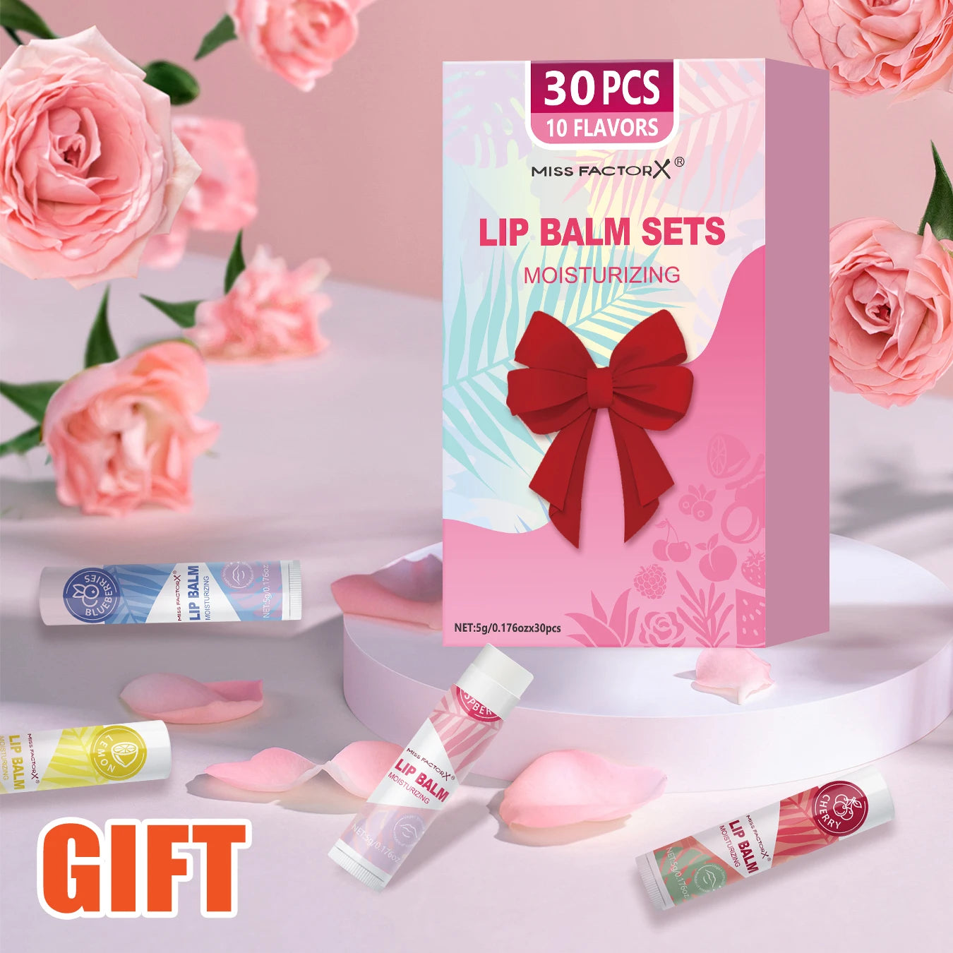30pcs/box lipstick set, lip moisturizing, moisturizing, smooth, delicate, soft, shiny lips exclusive for women, the best choice Peaceful Pleasures Health and Wellness