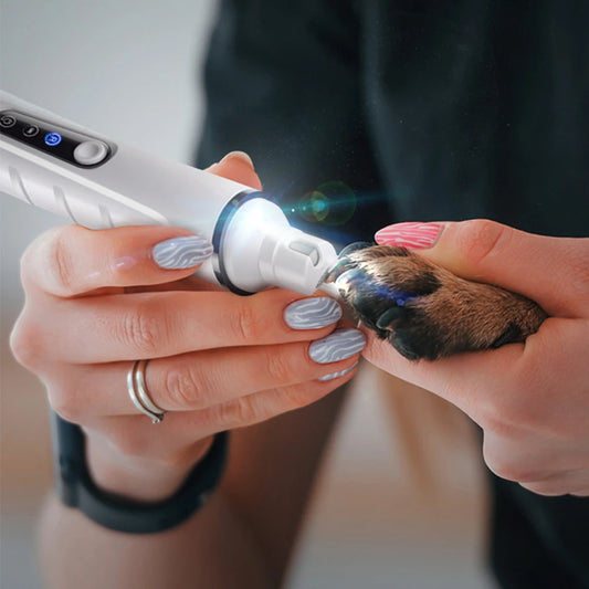 High Power Bass Led Light Professional Pet Electric Nail Grinder Dog Cat Nail Clippers Animal Trimmer Pet Paw Grooming Care Tool Peaceful Pleasures Health and Wellness