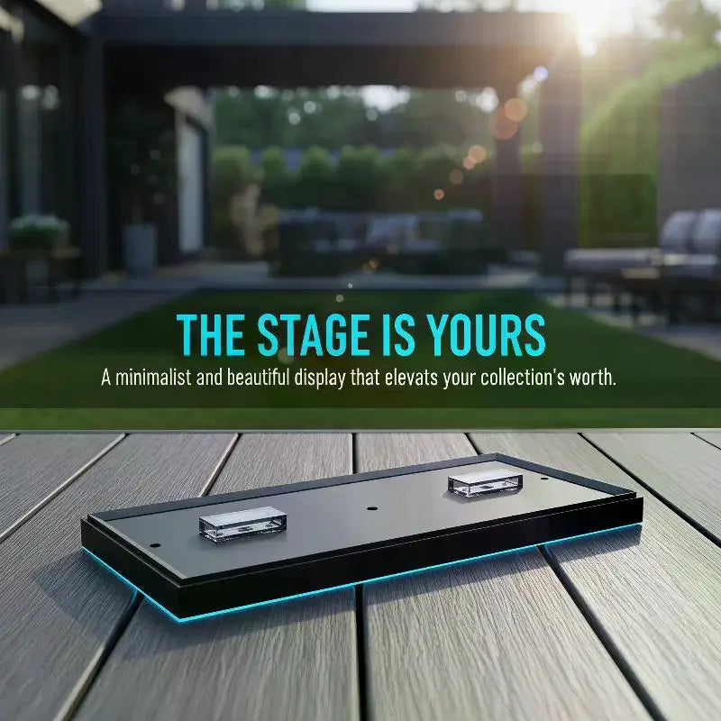 1:12 Scale Motorcycle Model Display Stand | Black Plastic