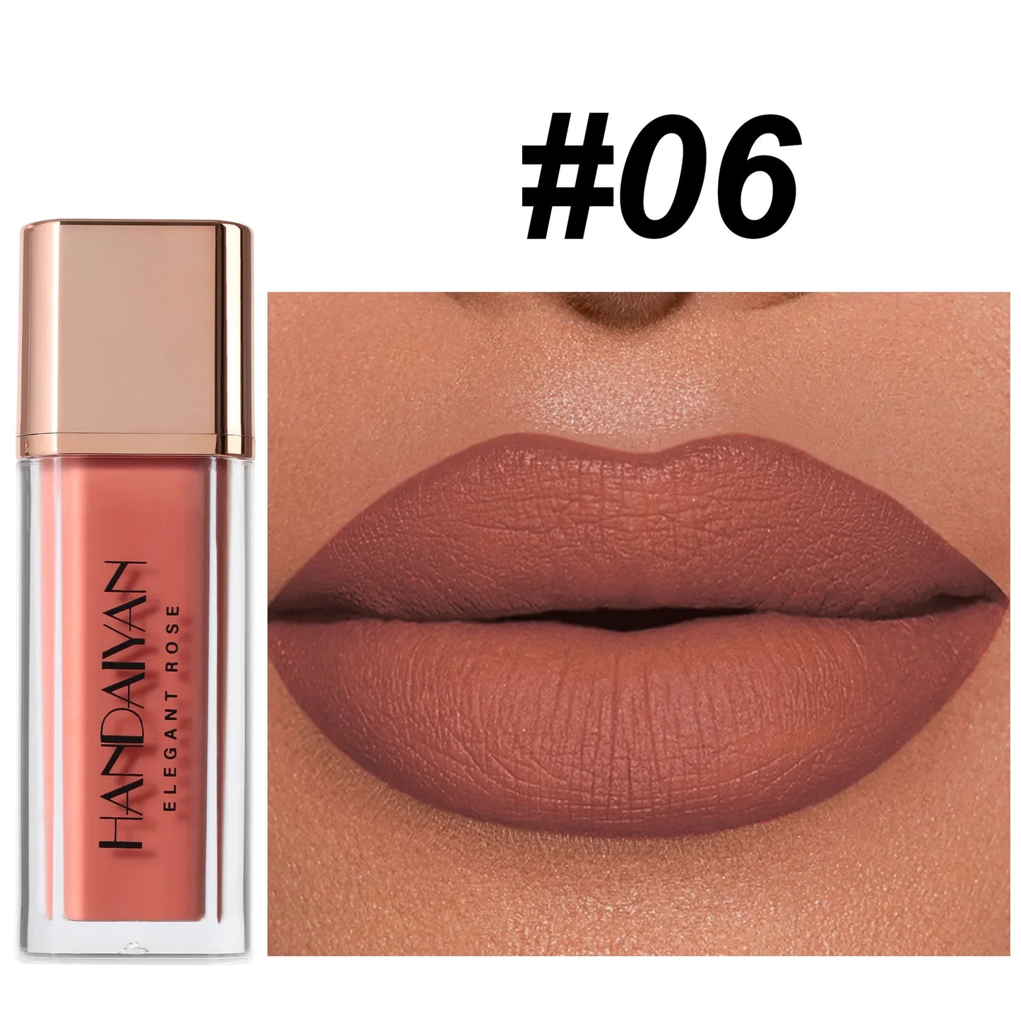 8-Color Matte Liquid Lipstick – Waterproof Long-Lasting Lip Tint
