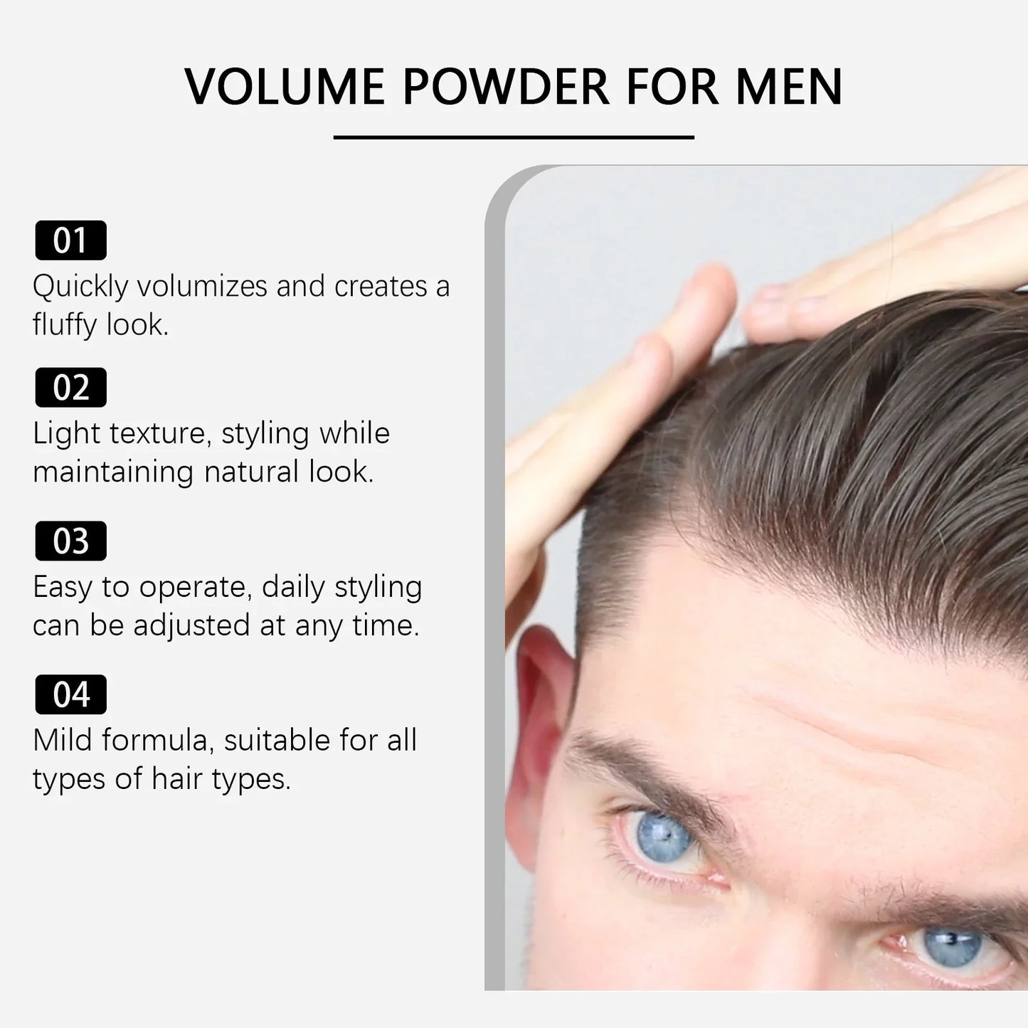East Moon Hair Volume Texturizer Powder – Matte & Fluffy 40g Hair Styling Powder Oasis Select