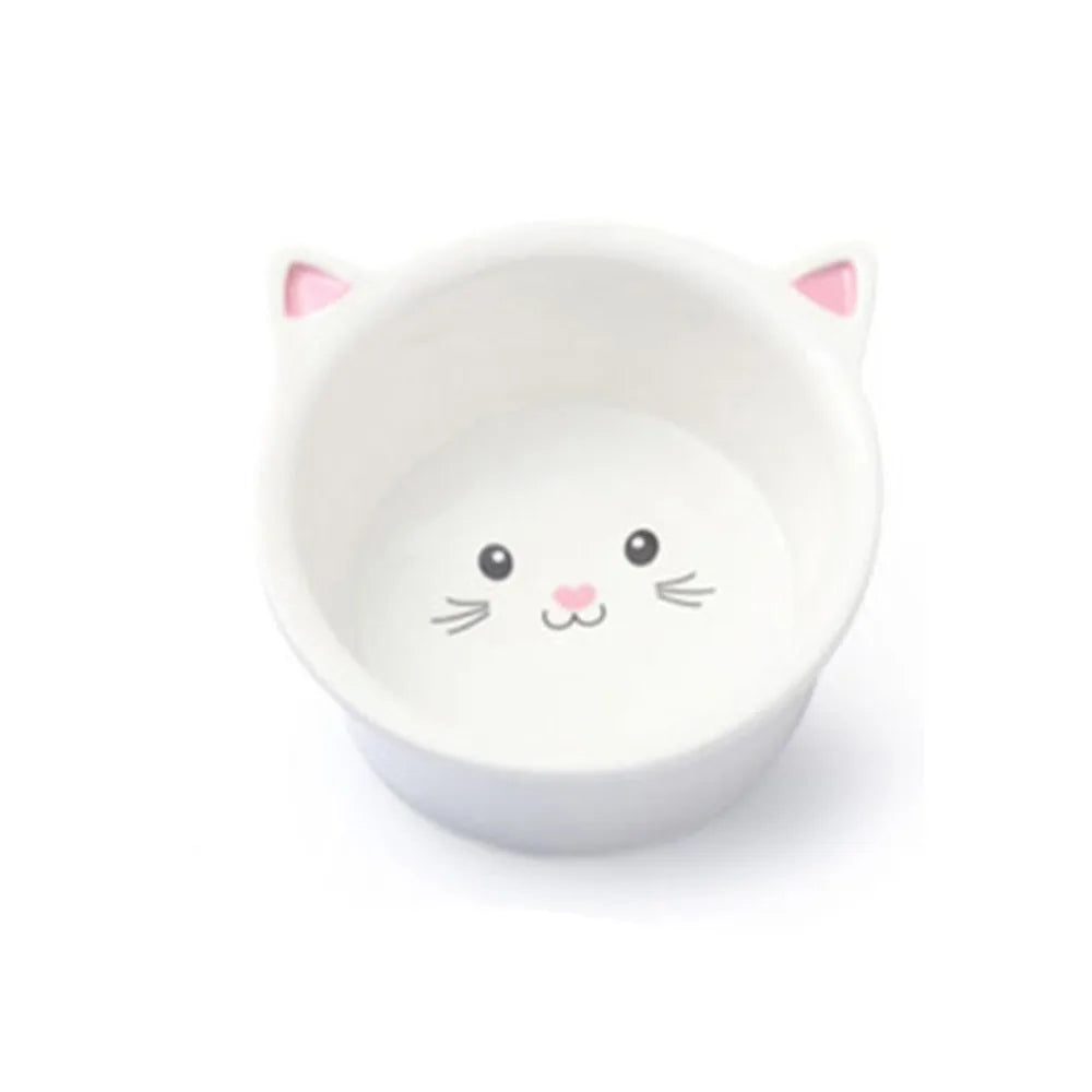 Ceramic Cat & Dog Bowl – Slanted High-Foot Pet Feeding Dish Ceramic Pet Bowl Peaceful Pleasures Health and Wellness Style 3