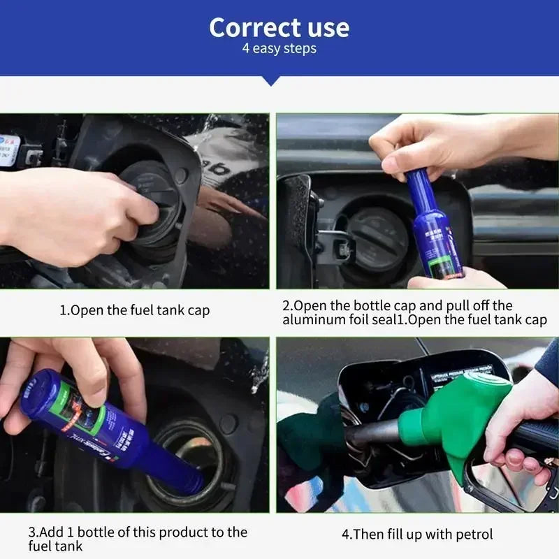 60ml Fuel Gasolines Injector Cleaner Car System Petrol Saver Save Gas Oil Additive Restore Saving Fuel Clear Carbon Deposit Peaceful Pleasures Health and Wellness