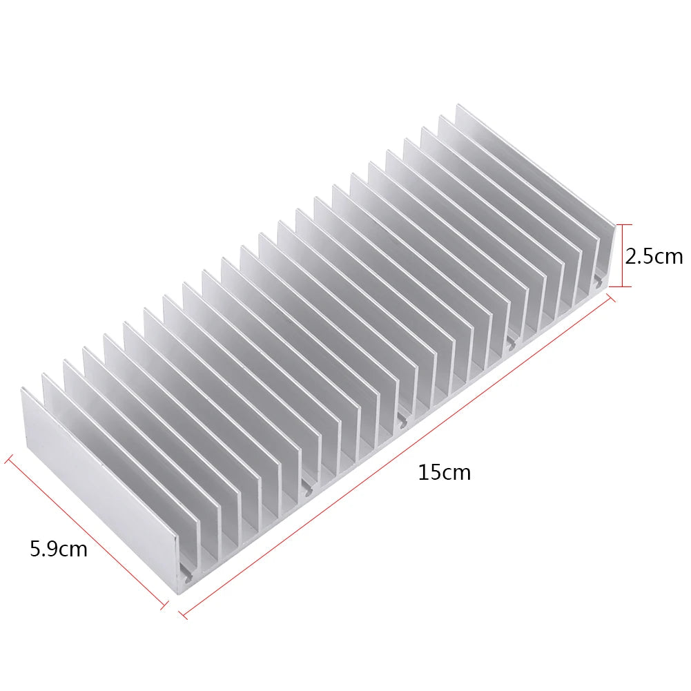 Cooler Aluminum Heatsink Cooling Radiator Heat Sink Dense 24 Teeth 150mm Heat Sink Peaceful Pleasures Health and Wellness