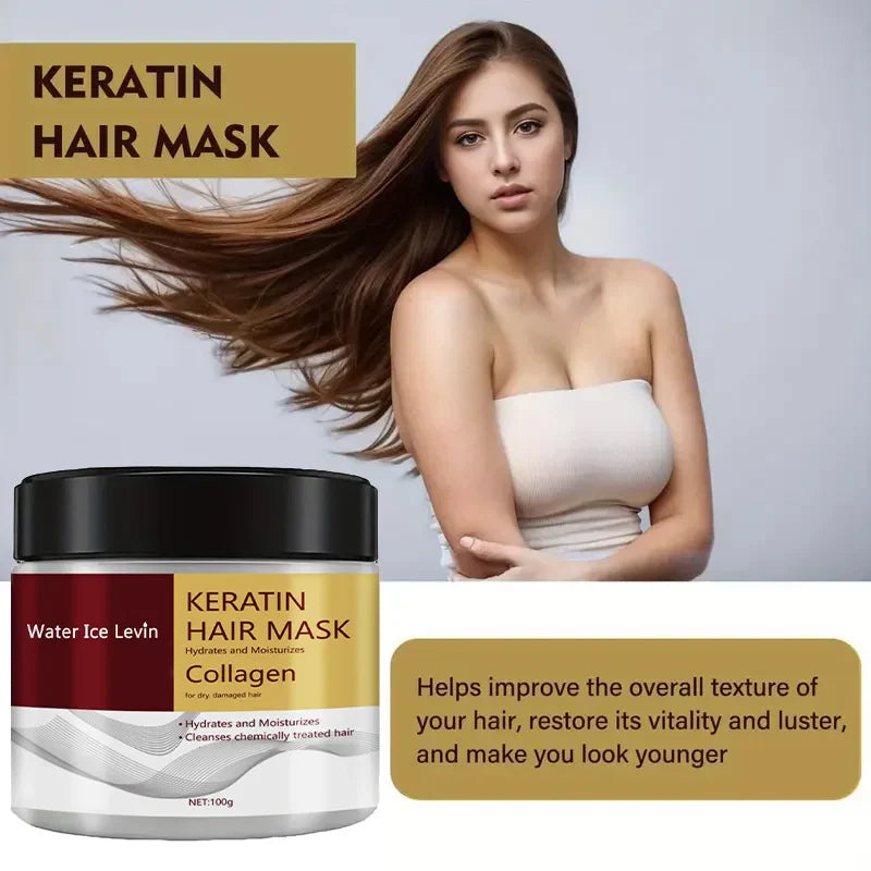 Collagen Keratin Hair Mask – Moisturizing & Frizz Control