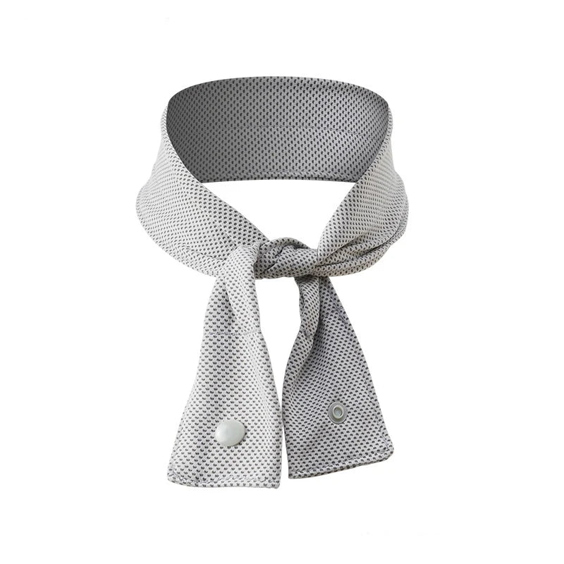 Cooling Ice Scarf Ice Scarf with A Natural Cool Feeling Sweat-wiping Towel Outdoor Ice Belt Sports Headscarf Cooling Cold Towel Peaceful Pleasures Health and Wellness Gray 5x67cm
