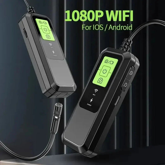 Wireless Endoscope 1080P Single & Dual Lens WiFi Borescope Inspection Camera Waterproof Snake Pipe Camera For Android IOS Peaceful Pleasures Health and Wellness