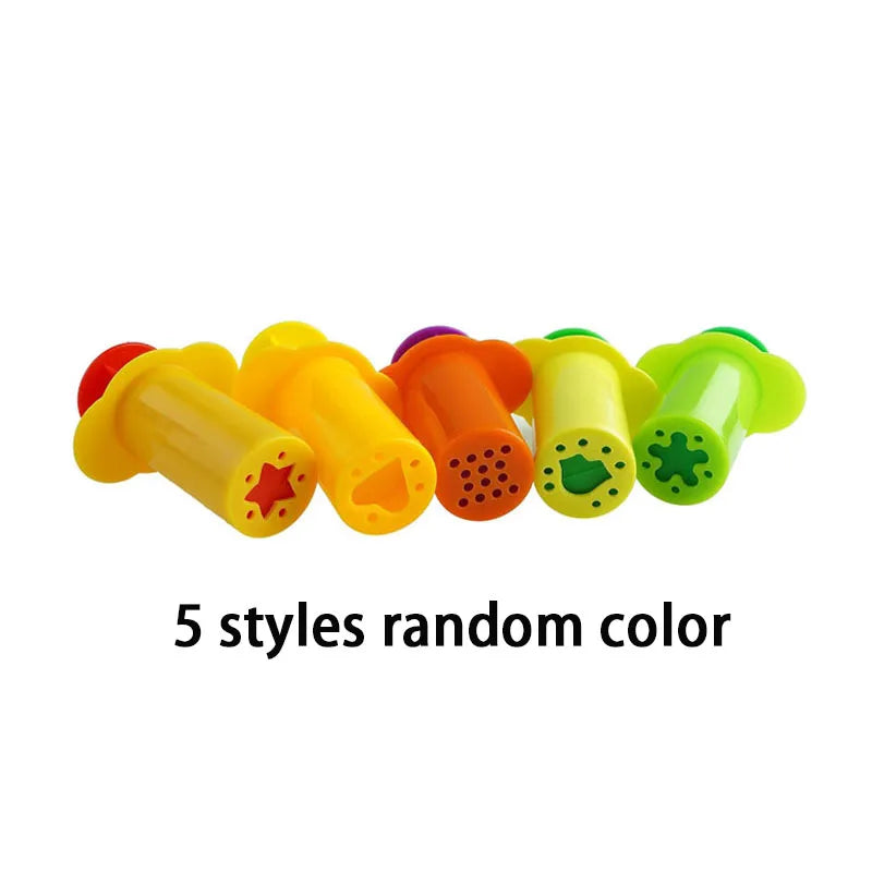 Creative Needle Tube Extruders Play Dough Accessories Molds Kids
