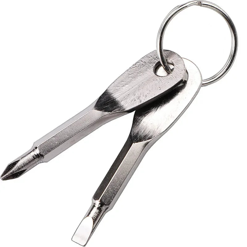 Mini Keychain Screwdriver Set – Phillips & Slotted EDC Tool