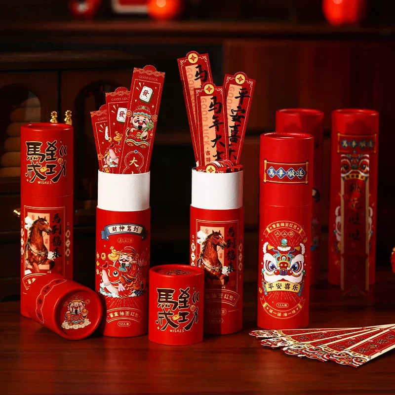 2026 Year of the Horse Chinese New Year Lucky Red Envelopes