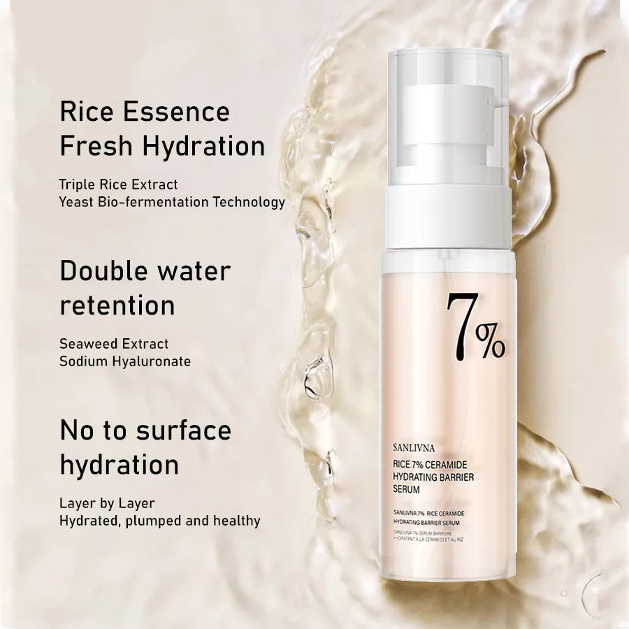 SANENDI Rice Toner Set – 70% Rice Extract & Niacinamide Serum