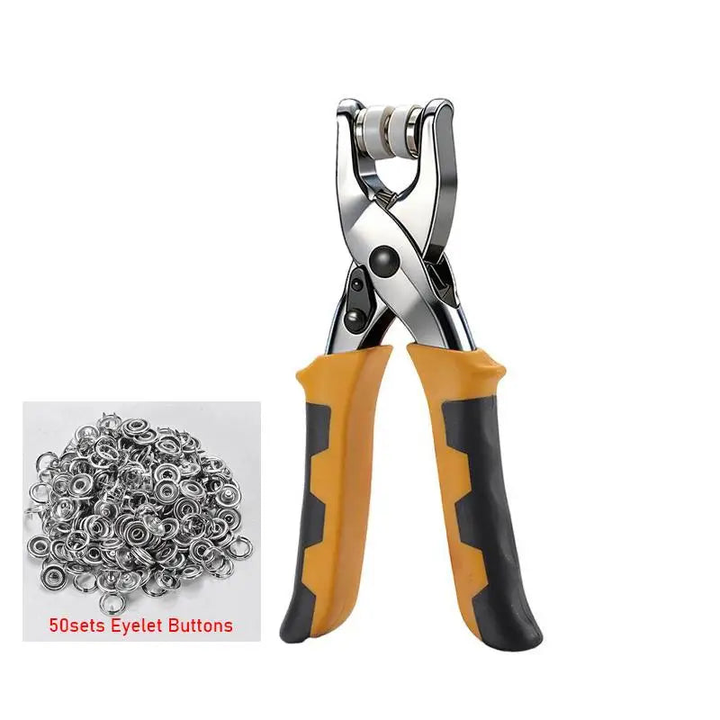Snap Fastener Pliers | Leather Hole Punch & Eyelet Setting Tool