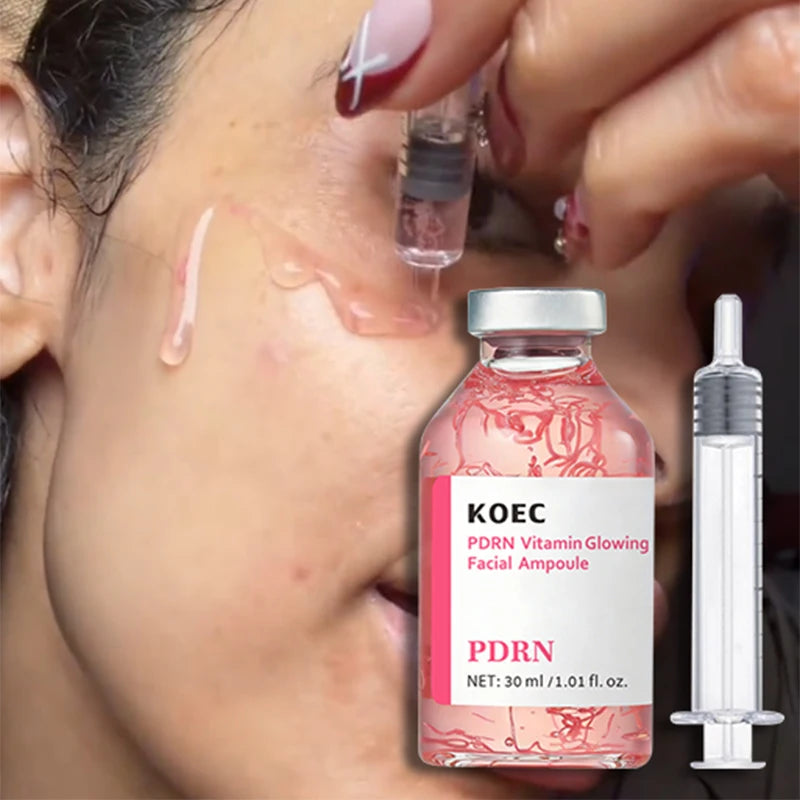 Koec Salmon Dna Silk Facial Ampoule Face Serum 30ml Deeply Hydrating Collagen Nourishing Skin Care Ampoule For Daily Facial Care Peaceful Pleasures Health and Wellness