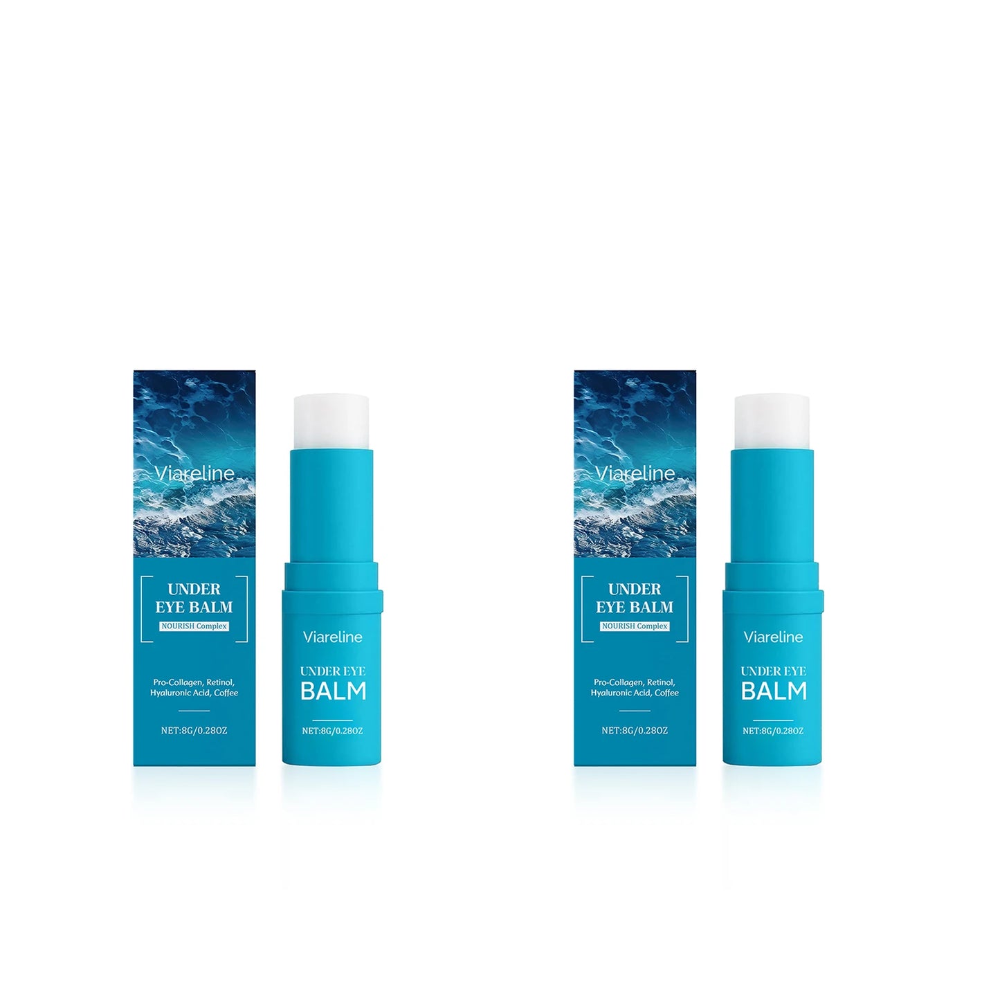 Hydrating Eye Cream Stick Reduce Wrinkles Fade Fine Lines Tightening Lifting Lightening Dark Circles Smooth Nourishing Eye Balm Peaceful Pleasures Health and Wellness 16g boxed