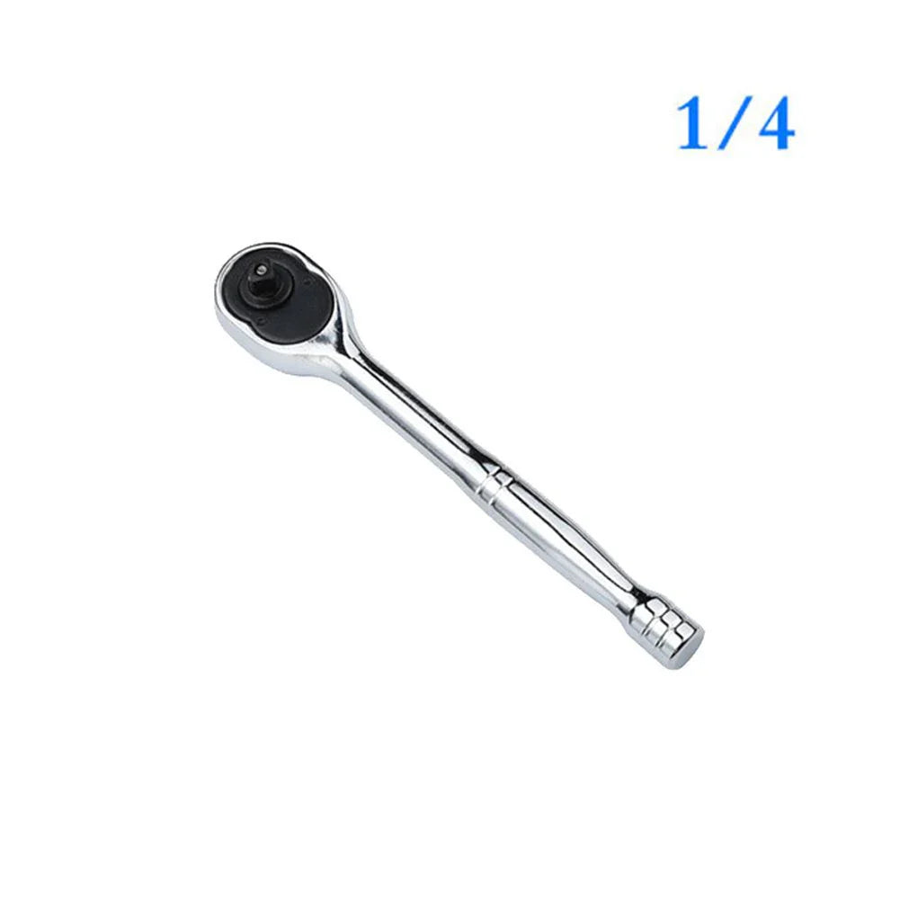 1/4" 3/8" 1/2" Drive Ratchet Wrench – Quick-Release Reversible