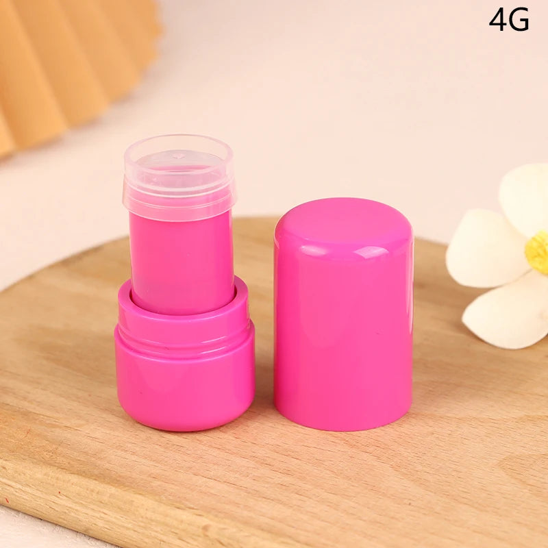 1PC 4g Refillable Lipstick Tube Lip Balm Container Rouge Tube Grooming Stick Cosmetic Container Lotion Container Travel Bottle Peaceful Pleasures Health and Wellness Dark purple