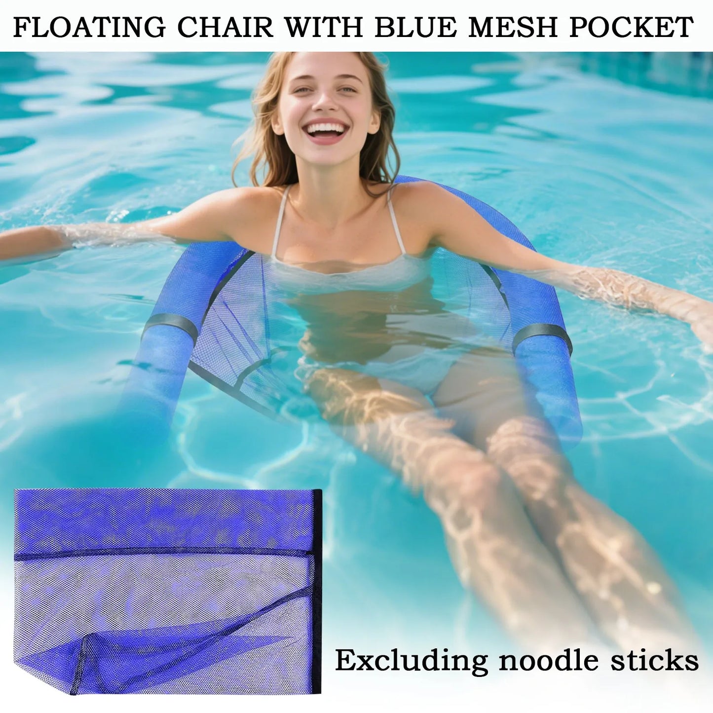 Floating Pool Chair Mesh Hammock Lounger – Pool & Sea Float