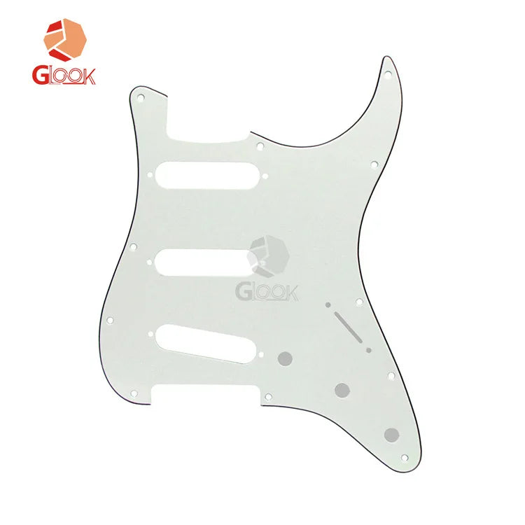 11 Nail Electric Guitar Guard ST SQ Panel Hole Single SSS Meffen