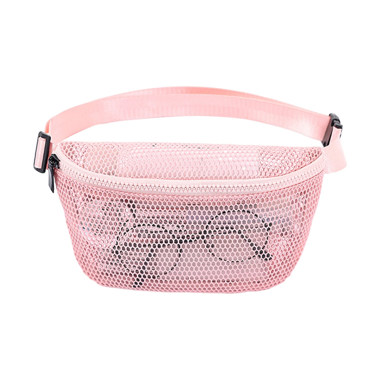 Outdoor Cosmetic Bag Portable Waist Bag Multi-functional Cosmetic Bag For Travel Hiking Peaceful Pleasures Health and Wellness Pink