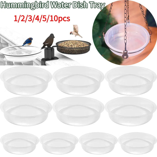 Hummingbird Water Dish Tray Replacement Plastic Birdbath Peaceful Pleasures Health and Wellness