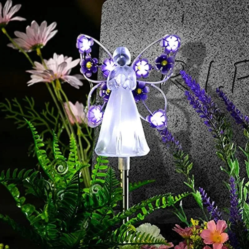 Solar Angel Butterfly Garden Light | LED Waterproof Outdoor Decor
