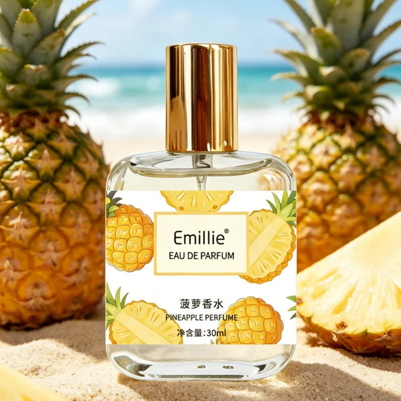 Russia Hot Selling Floral Fruity Perfume 30ml Apple Grape Pineapple Tomato Fresh Natural Eau De Toilette Women Allure Fragrance Peaceful Pleasures Health and Wellness