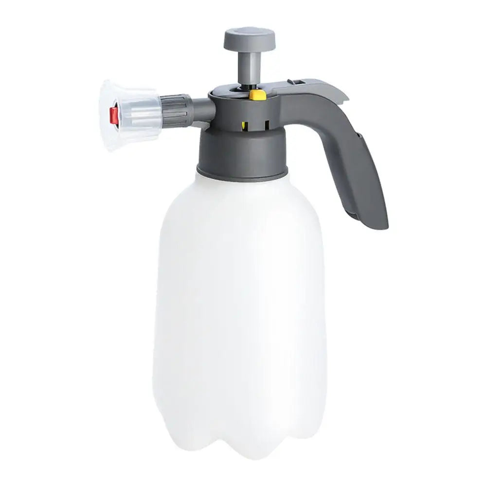 2L Hand Pump Foam Sprayer for Effective Car Window Cleaning Peaceful Pleasures Health and Wellness White
