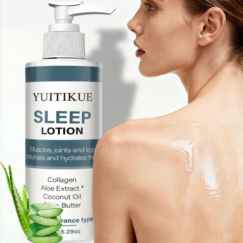 Yuitikue Sleep Lotion, 150g Light Fragrance Body Lotion with Collagen & Aloe for Muscle, Joint & Leg Care, Moisturizing Peaceful Pleasures Health and Wellness